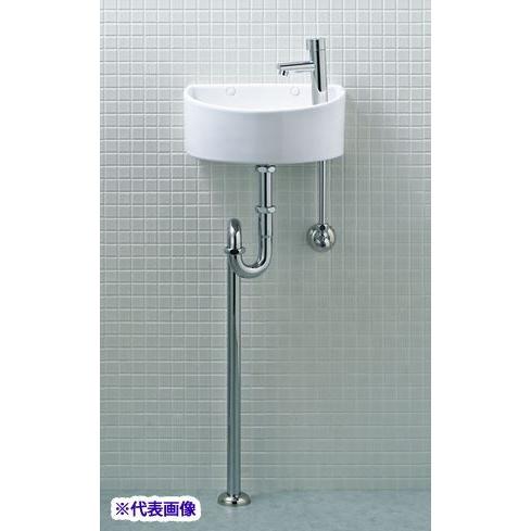 INAX/LIXIL【YAWL-33(S)】狭小手洗器 手洗タイプ（丸形） アクアセラミック 床排水...
