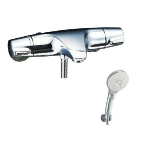INAX・LIXILサーモスタット混合水栓、シャワーホース付き Amazon | LIXIL(リクシル) INAX 浴室用 台付 サーモスタット付