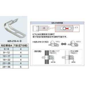 カクダイ【625-210-B】片サドルバンド〔H...の商品画像