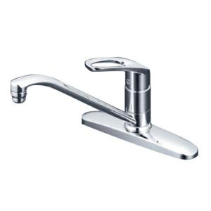 KVK 水栓金具【KM5011THS】キッチン水栓 シングル混合栓(撥水) 一般地
