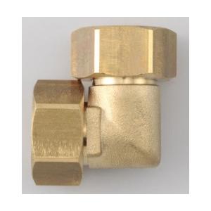 KVK 継手 配管部品【ZS507】両ナットエルボ(長)〔GB〕