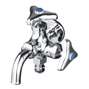 TOTO T250SN TOTO 横水栓（吐水口回転、2口） : アクアshop