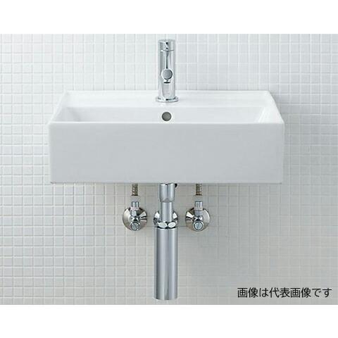 INAX/LIXIL サティス洗面器【YL-A555TNA】壁付式 単水栓 壁給水 床排水(Sトラッ...