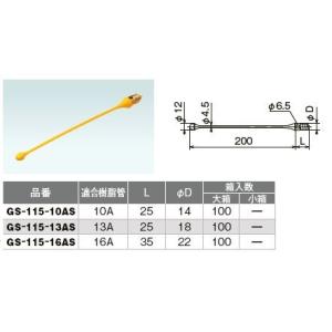 オンダ製作所【GS-115-13AS】樹脂管ガイド 適合樹脂管13A〔HE〕｜iisakura39