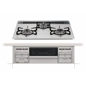 ●ψパロマ ガスビルトインコンロ【PD-509WS-60CV】repla(リプラ) ハイパーガラスコートトップ 水なし両面焼グリル 60cm｜iisakura39