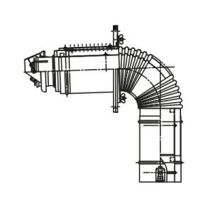 ####ψパロマ 給湯機 部材【TFW-110×75C-200UL】(42802) 直出しウォールトップ 室内よりトップ取付タイプ 適用壁厚範囲150〜250mm｜iisakura39