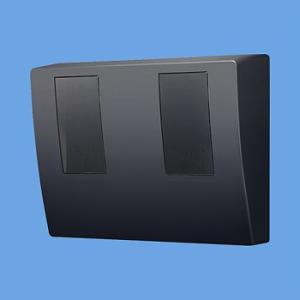 パナソニック 配線器具【BQKN8325BK】ブラック スマートデザインシリーズ WHMボックス(隠蔽配線用) 2コ用・30A - 120A用