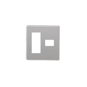 パナソニック 配線器具【WN6574K】(フルコート加工)新金属プレート (2型) 4コ用 (3コ＋1コ用)