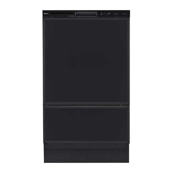 π###▽リンナイ 食器洗い乾燥機【RSW-F402CA-B】ブラック フロントオープンタイプ 幅4...