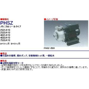 ○テラル ポンプ【80KO-53.7】排水水中ポンプ 鋳鉄製 カッター付 汚水
