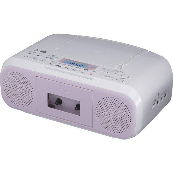 ω東芝 オーディオ【TY-CDS8(P)】ピンク CDラジカセ CDラジオカセットレコーダー