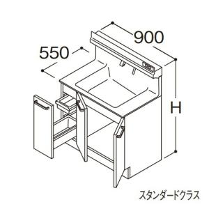 TOTO LJFS090DN1A 洗面台部品 TOTO ○TOTO 【LDSFB090BJGDN1A】洗面化粧台 スタンダード オクターブ