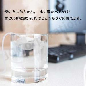 TETOMI 水に浮かべるコンパクトな加湿器 ...の詳細画像1