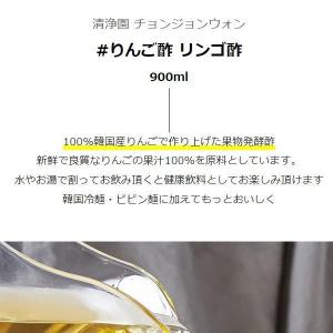 [清浄園] りんご酢 リンゴ酢/900ml 韓...の詳細画像1