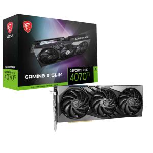 MSI GeForce RTX 4070 Ti GAMING X SLIM 12G GeForce RTX 4070 Ti 搭載 グラフィックスカード｜iiyama-pc