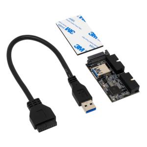 アイネックス HUB-09 USB3.0ヘッダー 2分配ハブ｜iiyama-pc