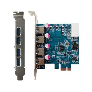 玄人志向 USB3.0RA-P4-PCIE デスクトップパソコン用USB3.0増設インターフェースボード PCI-Express x1接続｜iiyama-pc