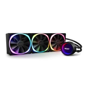 NZXT KRAKEN X73 RGB / RL-KRX73-R1 RGB LEDファン 水冷ヘッドにRGBロゴ&リングを搭載 KRAKEN Xシリーズ 360mm簡易水冷クーラー