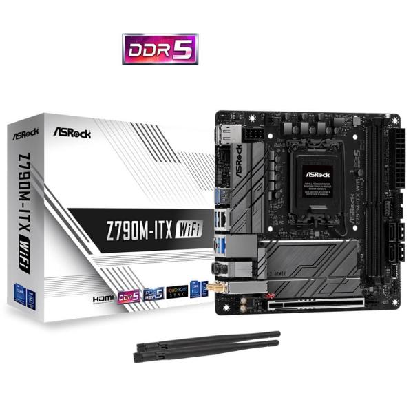 ASRock Z790M-ITX WiFi Intel 第13世代Coreプロセッサー対応 Z790...