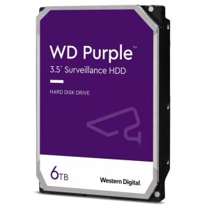 Western Digital WD64PURZ WD Purple 監視システム用ハードディスクドライブ 3.5インチ SATA HDD 6TB｜iiyama-pc