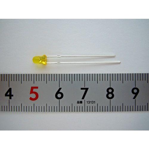 〓黄色LED　3mm　　600mcd　30°（10個入）〓OSYL3133A