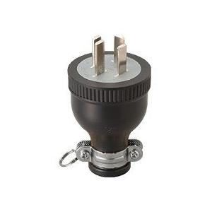 明工社〓ゴムプラグ　接地３P　20A　250V〓MP2526