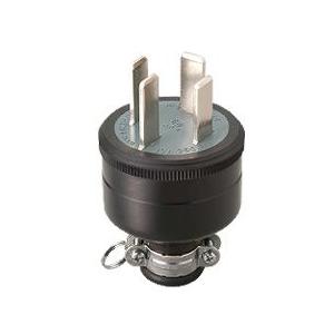 明工社〓ゴムプラグ　接地３P　30A　250V〓MP2533