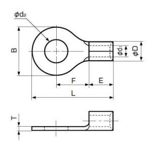 ノーブランド 〓 400℃まで耐えられる耐熱端子　100個 〓 N2-5