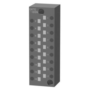 三菱電機 〓 スプリングクランプ端子台  〓 Q6TE-18SN