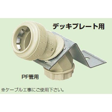 未来工業 【販売単位：10/袋】〓PF管付属部品　デッキプレート用引出しコネクタ〓FNKD-16YS
