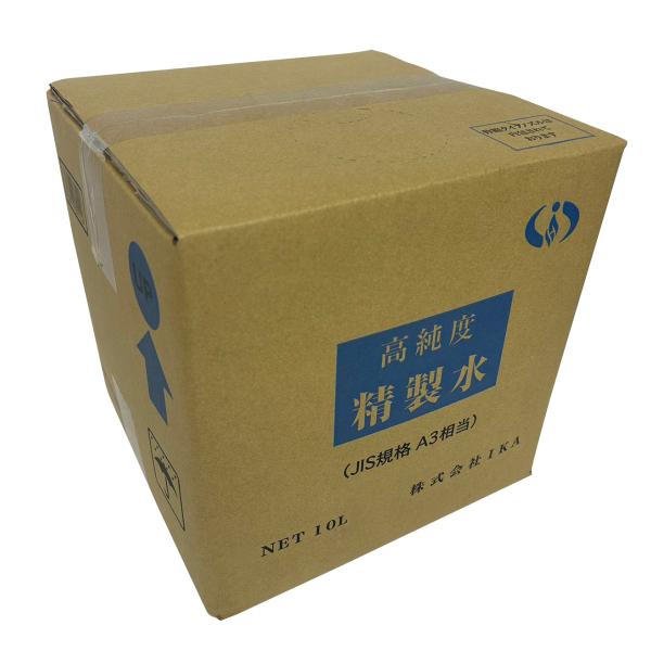 精製水（10L*10箱） 10L　ノズル付き　高純度精製水　バッテリー補充用、洗浄用　キャンペーン中