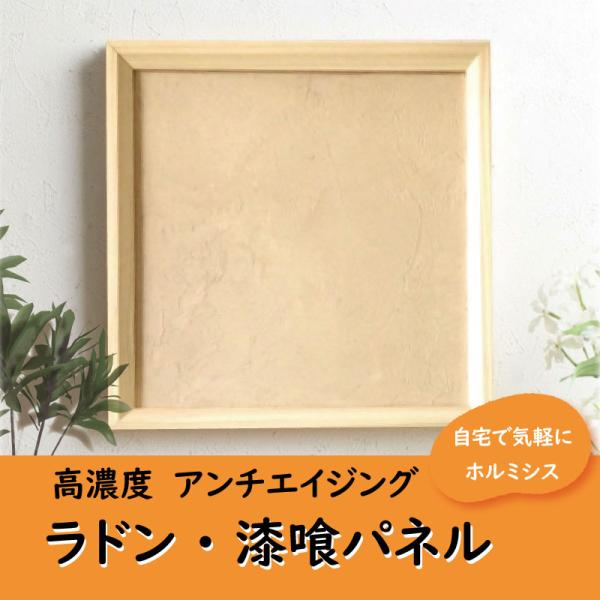 高濃度 アンチエイジング　ラドン・漆喰パネル