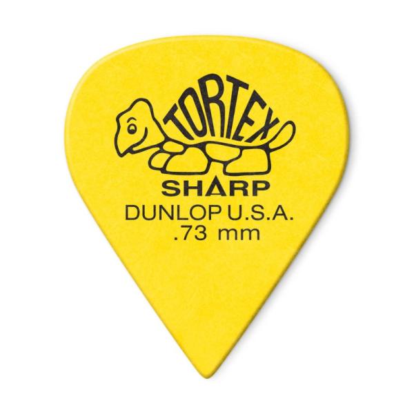 Dunlop (Jim Dunlop) 412R Tortex Sharp Picks (0.73m...