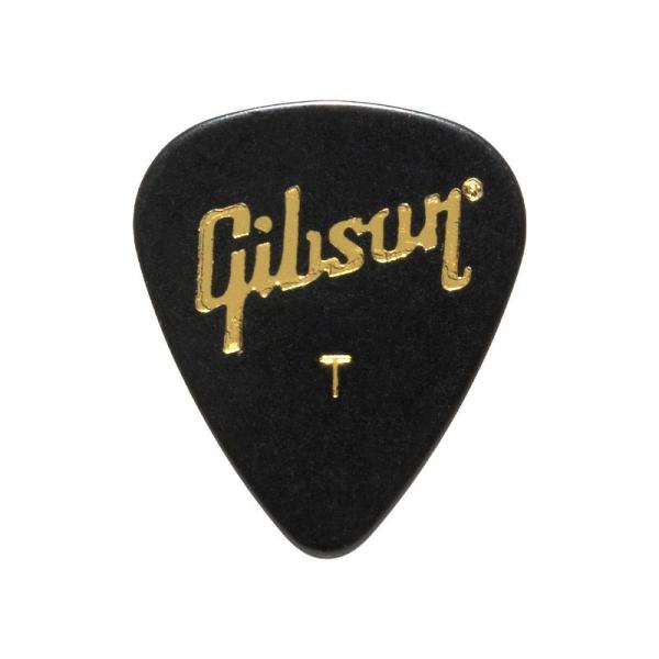 Gibson Gross Black Standard Style Pick (ティアドロップ型/シ...