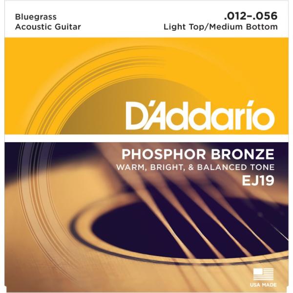 D’Addario Phosphor Bronze Bluegrass Acoustic Guita...