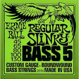ERNIE BALL Custom Gauge Round Wound Bass 5-Strings...