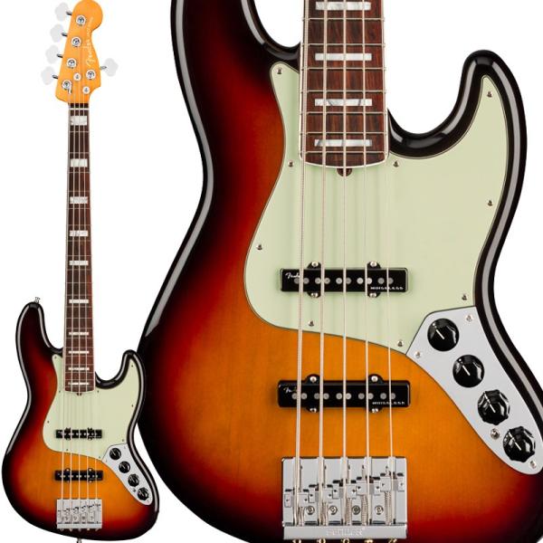 Fender USA American Ultra Jazz Bass V (Ultraburst/...