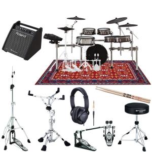 Roland TD-50KV2 TAMAハードウェア ＋ モニタースピーカーセット [V-Drums Kit ＋ Bass Drum ＋ Drum Stand]｜ikebe-revole