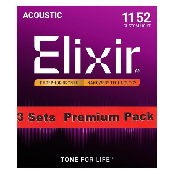 ELIXIR Acoustic Phosphor Bronze with NANOWEB Coati...