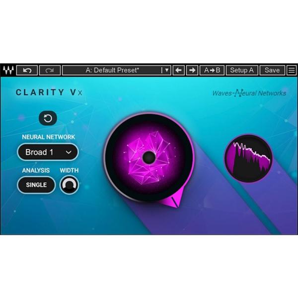 WAVES 【 Vocal Plugin Sale！】Clarity Vx(オンライン納品)(代引不...