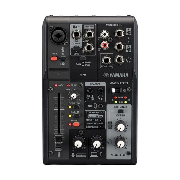 YAMAHA AG03MK2 B(ヤマハ)(USBミキサー)(配信用インターフェース)