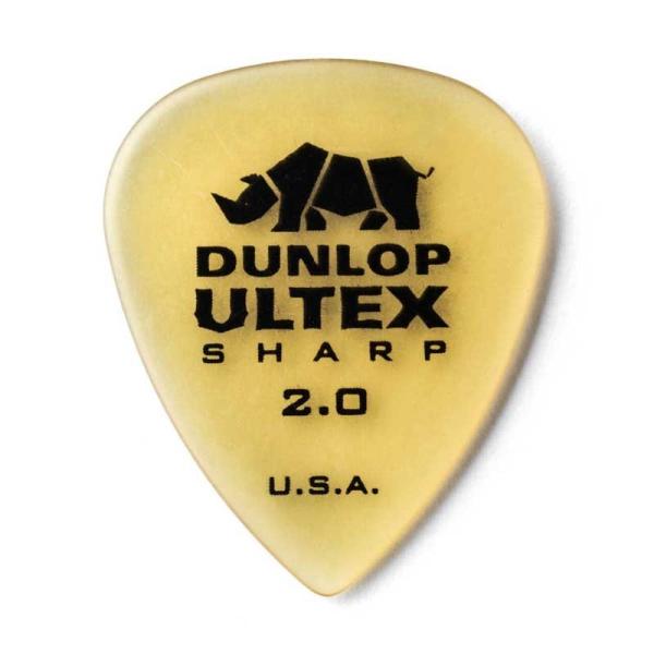 Dunlop (Jim Dunlop) 433 ULTEX SHARP Picks 2.00mm