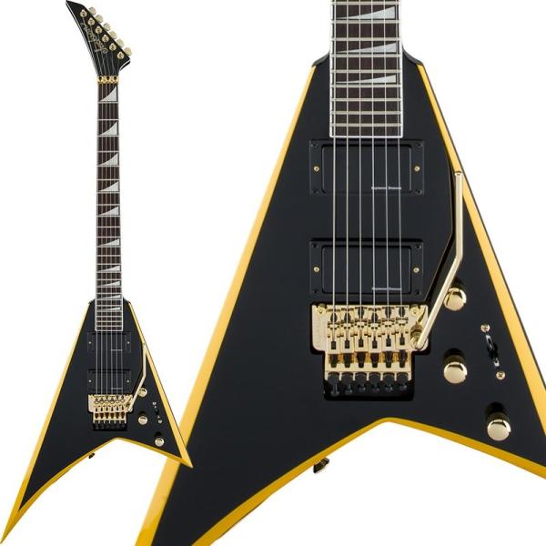 Jackson X Series Rhoads RRX24 Black with Yellow Be...