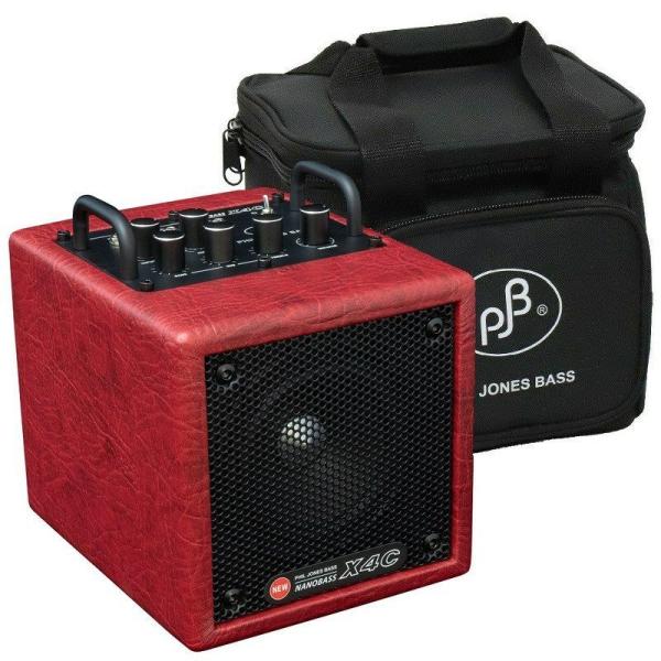 PJB（Phil Jones Bass） NANOBASS X4C (RED) w/専用キャリングケ...