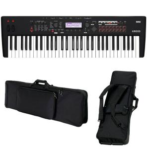 KORG KROSS2 61 MB（Super Matte Black）+背負える汎用ソフトケースセット｜ikebe-revole