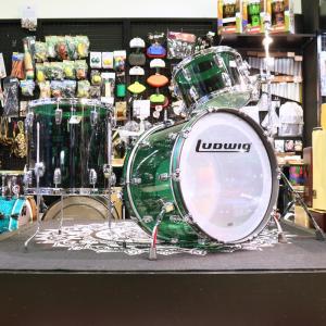 Ludwig Vistalite Limited Edition FAB Outfit 3pc Drum Kit - Green [L94233LX49WC] [2022年限定カラー]【在庫処分特価】｜ikebe-revole