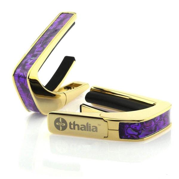 Thalia Capo Exotic Shell Series 24K Gold Purple Pa...