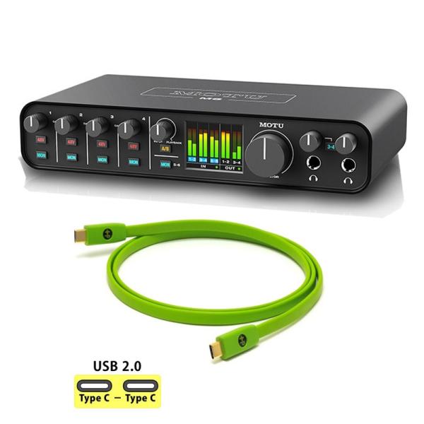 MOTU 【新楽器応援セール】M6 + OYAIDE製高品質USBケーブルセット(Type C to...