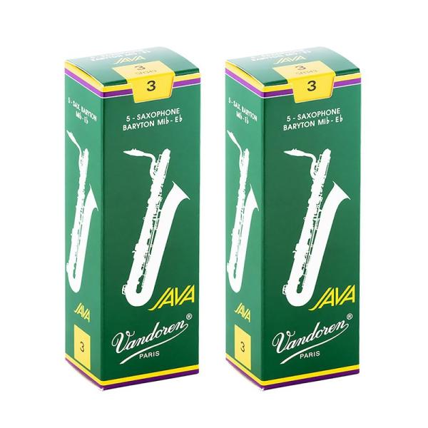 VANDOREN 【2個セット】《硬さ：3》バリトンサックス用リード バンドレン JAVA (ジャバ...
