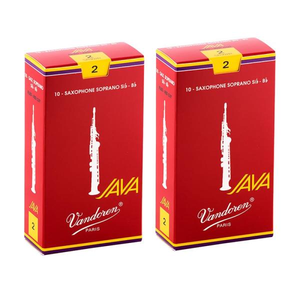 VANDOREN 【2個セット】《硬さ：2》ソプラノサックス用リード バンドレン JAVA (ジャバ...